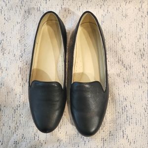 Nisolo Black Leather Slip-on Loafers. Size 9.5